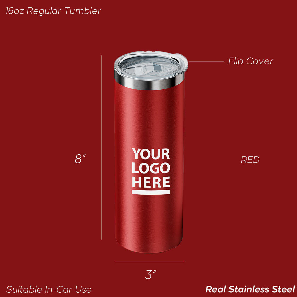 T-3, Affordable Promotional Tumbler, Custom-Engraved Bottle, Company Logo Tumbler Stainless Steel Thermos, Personalized Bulk Order Tumbler