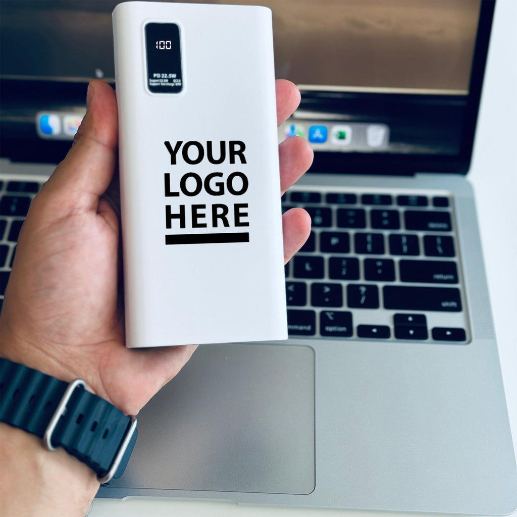 P-20, Company Gift Personalized Charger, Customized Gift Powerbank, Personalized iPhone Charger, Promotional Powerbank, Custom Corporate Promotion