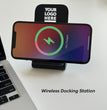 W-2, Personalized Apple and Samsung Docking Station, Company Gift Docking Station, Bulk Order Wireless Charging Station, Client New Year Gift