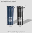 T-2, 18oz Personalized Premium Tumbler, Custom Engraved Thermos, Company Logo Bulk Order Tumbler, Corporate Client Gift Thermos, Personalized Mug