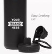 T-4, 24oz Promotional Company Gift Bulk Order Thermos, Double Wall Insulated Water Bottle, Stainless Steel Drinkware, Personalized Gift Thermos