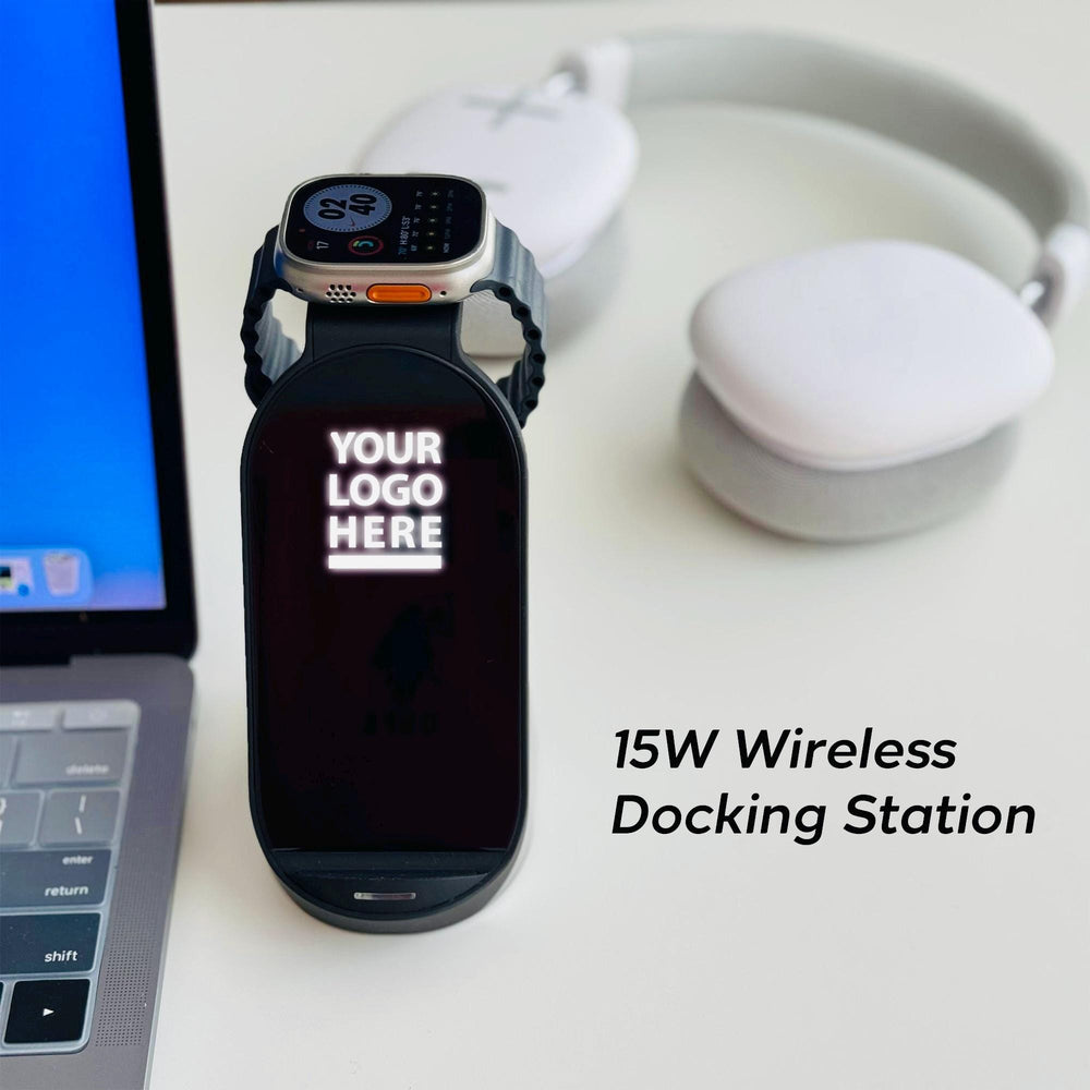 GA-2, Company Bulk Order Wireless Docking Station Gift Box, Affordable Corporate New Year Gift Box, Premium Business Client Docking Station Gift